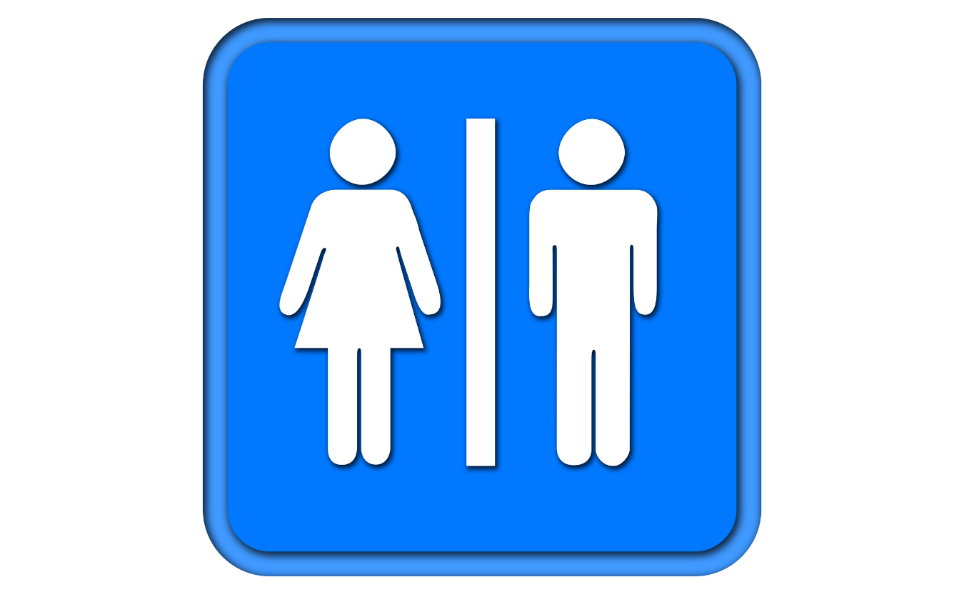 Restroom sign